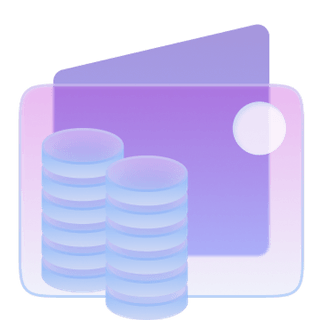 Funzionalità di Risparmio dedicate alla gestione del portafoglio per mostrare progetti crypto